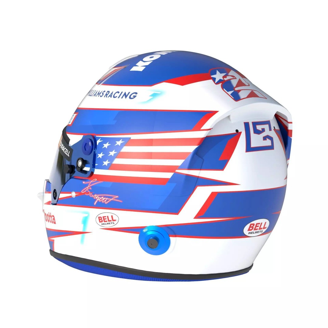 Williams 2024 Helmets 3D Model – High Detail PBR Asset, FBX, Blender - View 6