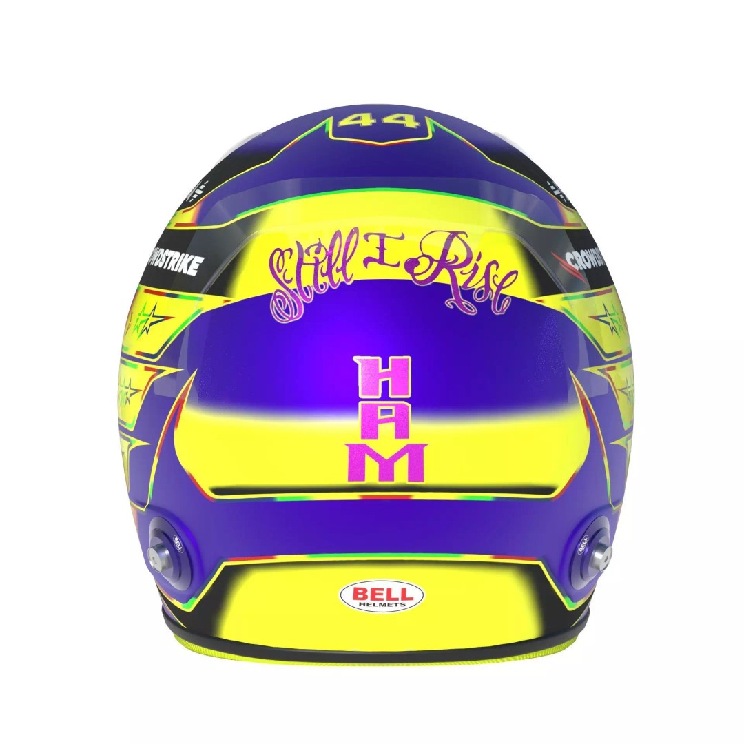 Lewis Hamilton Helmet 3D Model – High Detail Game-Ready Asset, FBX - View 7