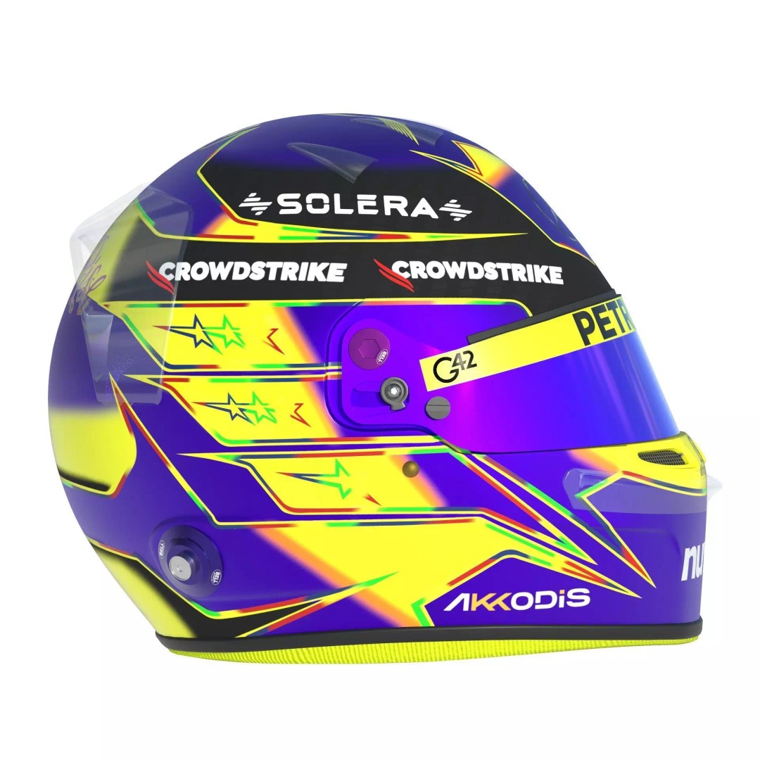 Lewis Hamilton Helmet 3D Model – High Detail Game-Ready Asset, FBX - View 9