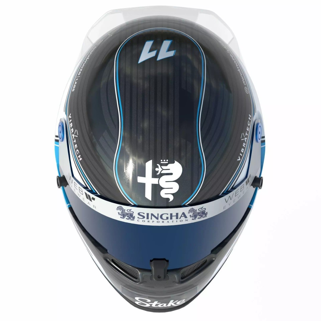 Alfa Romeo Helmets 3D Model – High Detail PBR Game Asset, FBX, OBJ - View 12