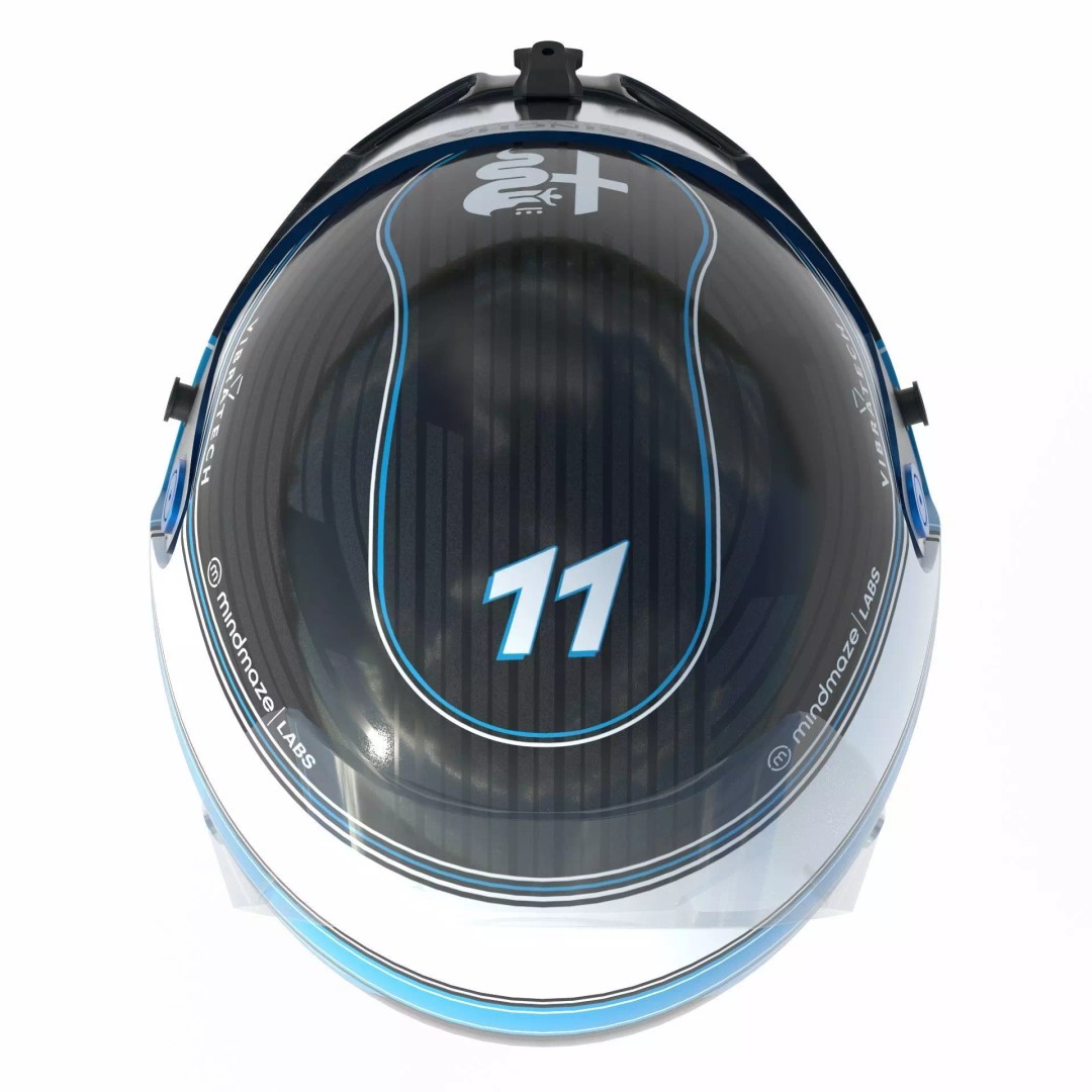 Alfa Romeo Helmets 3D Model – High Detail PBR Game Asset, FBX, OBJ - View 13