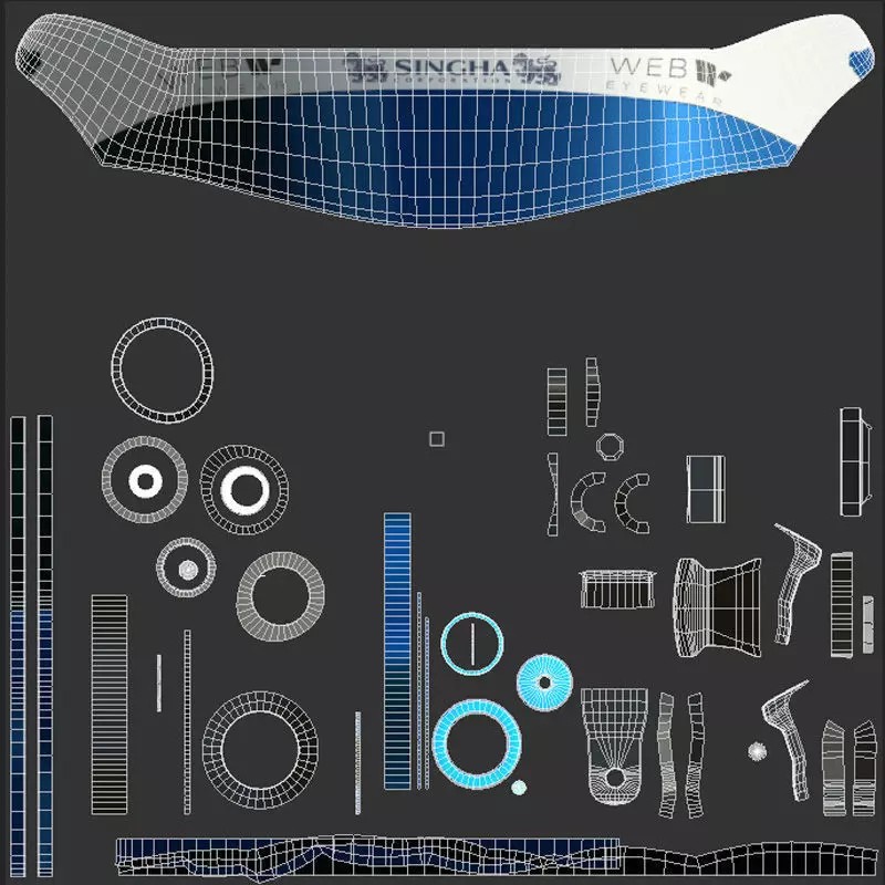 Alfa Romeo Helmets 3D Model – High Detail PBR Game Asset, FBX, OBJ - View 20