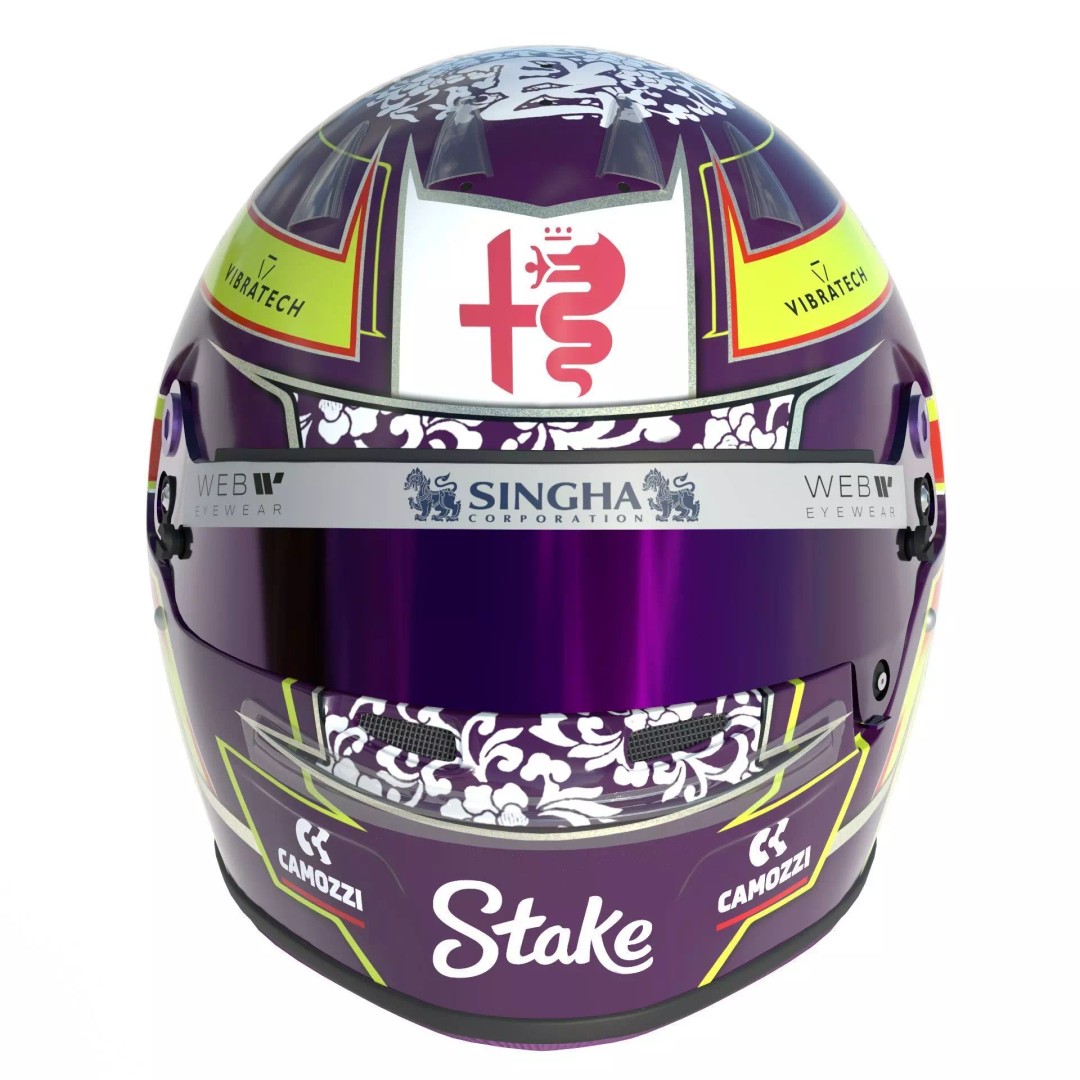 Alfa Romeo Helmets 3D Model – High Detail PBR Game Asset, FBX, OBJ - View 21