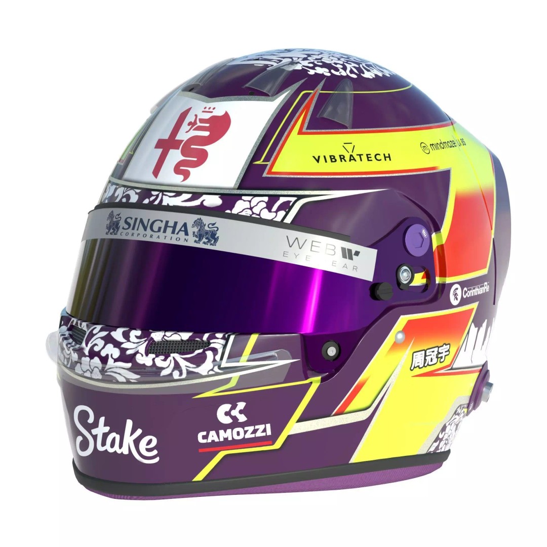 Alfa Romeo Helmets 3D Model – High Detail PBR Game Asset, FBX, OBJ - View 22