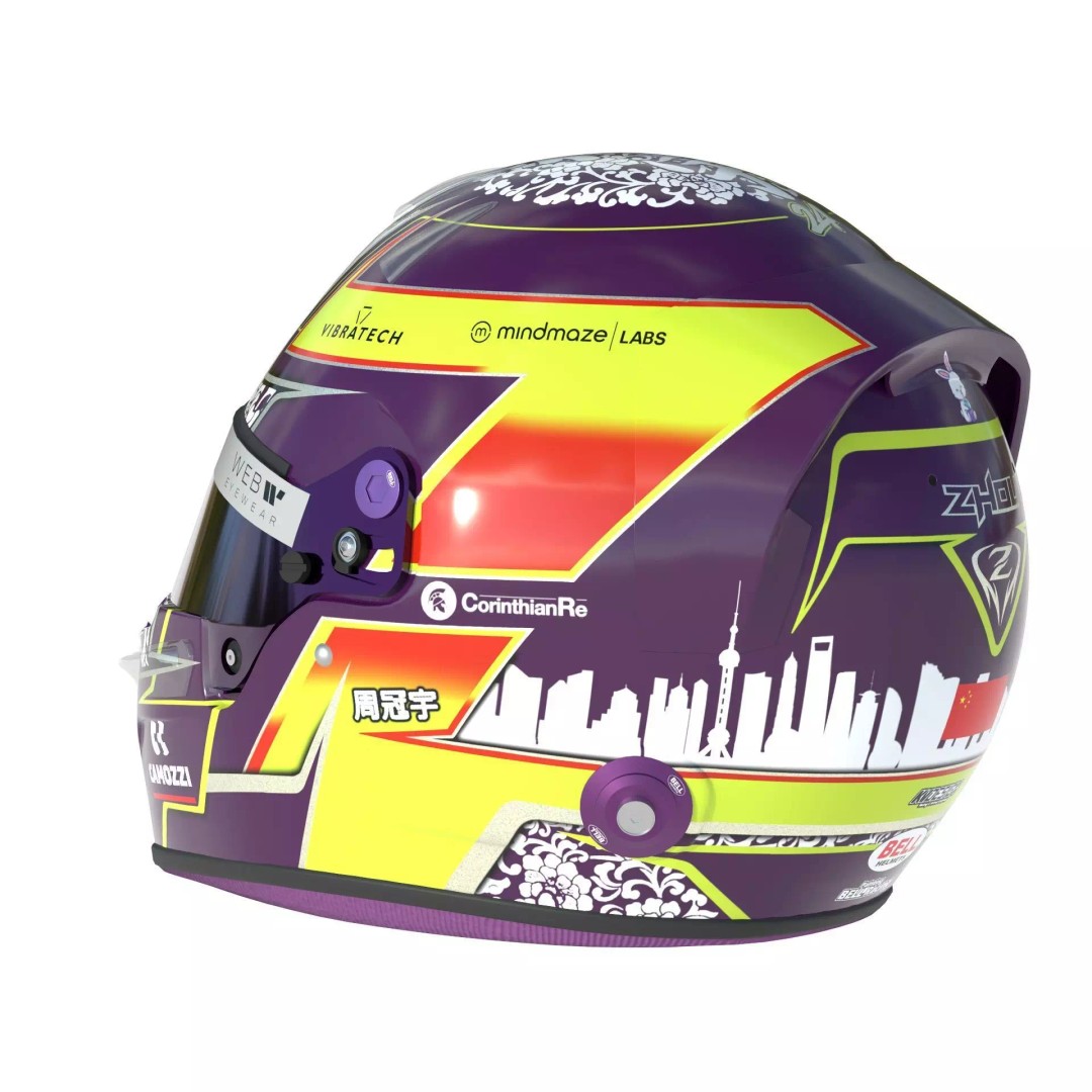 Alfa Romeo Helmets 3D Model – High Detail PBR Game Asset, FBX, OBJ - View 24