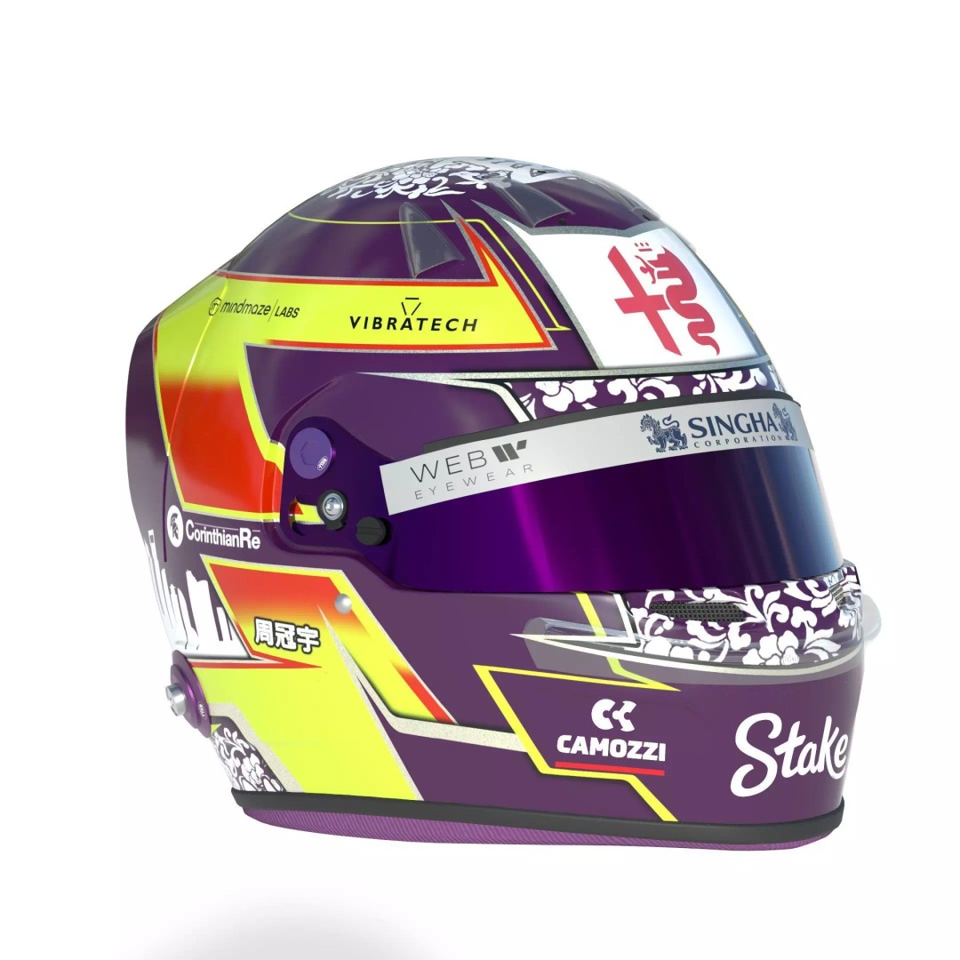 Alfa Romeo Helmets 3D Model – High Detail PBR Game Asset, FBX, OBJ - View 28