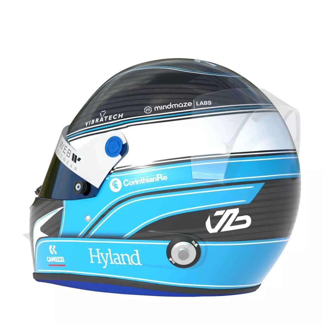 Alfa Romeo Helmets 3D Model – High Detail PBR Game Asset, FBX, OBJ - View 6