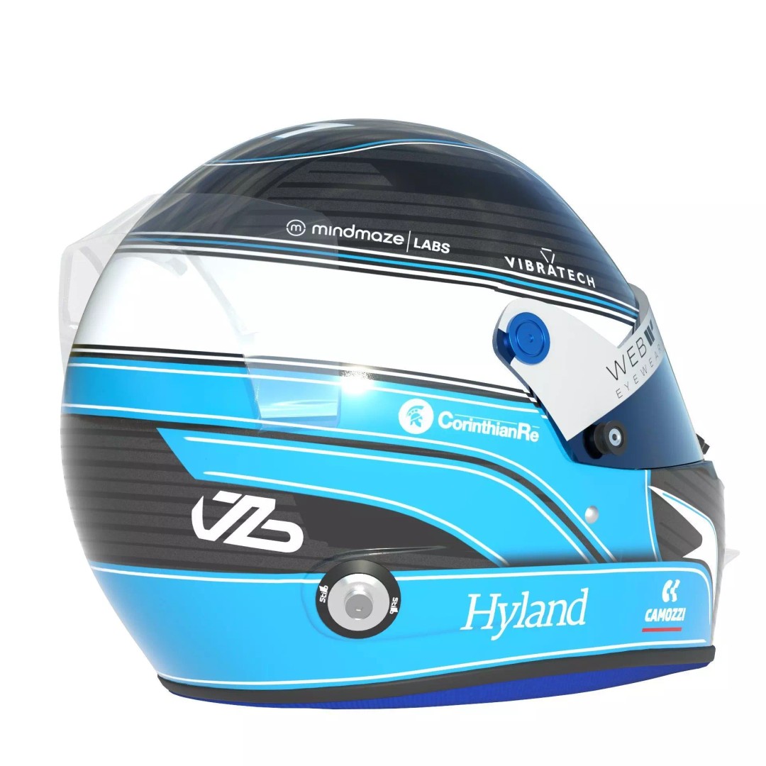 Alfa Romeo Helmets 3D Model – High Detail PBR Game Asset, FBX, OBJ - View 8