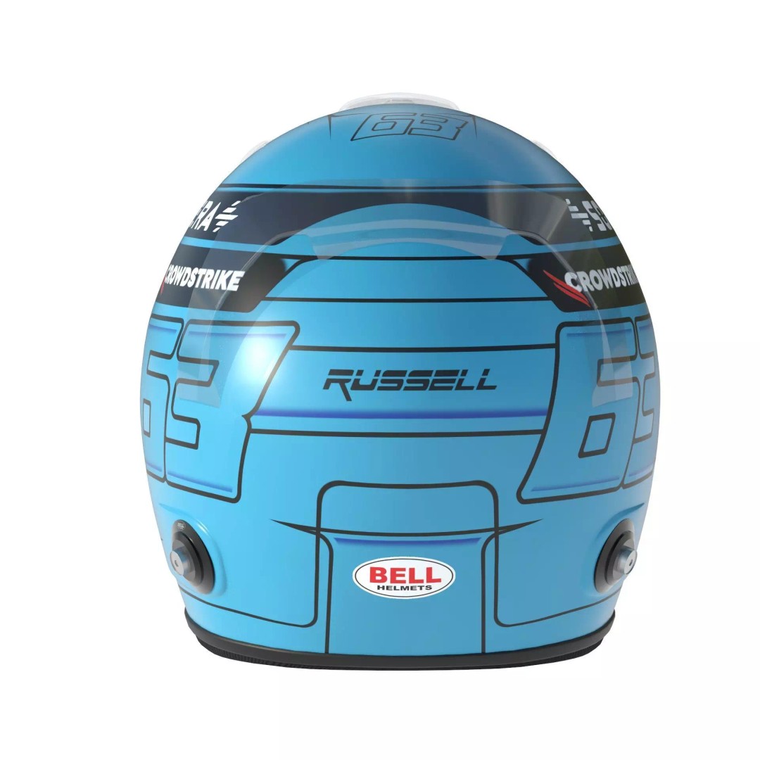 George Russell Helmet 3D Model – High Detail Racing Asset, FBX - View 7