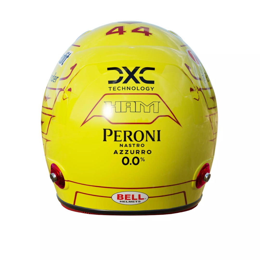 Ferrari Helmet 3D Model – High Detail PBR Asset, FBX, OBJ - View 23