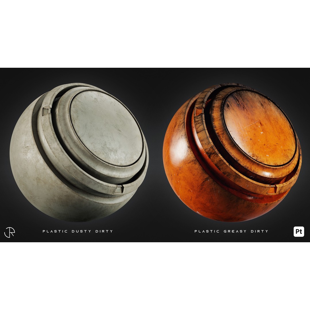 Post Apocalyptic Smart Materials 3D Model – Customizable Textures, PBR