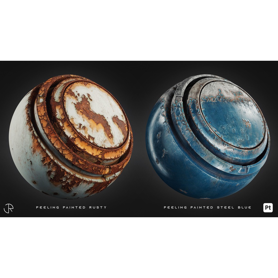 Post Apocalyptic Smart Materials 3D Model – Customizable Textures, PBR - View 14