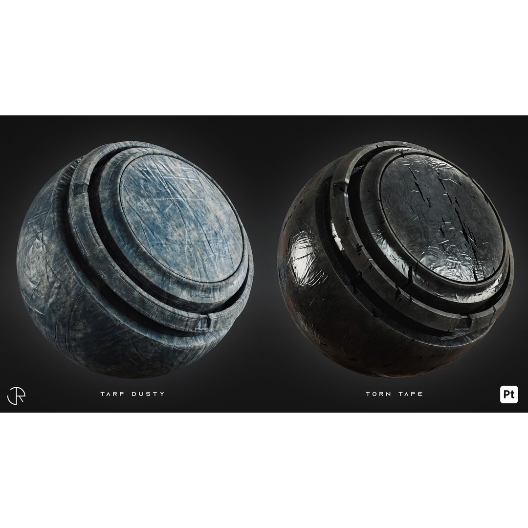 Post Apocalyptic Smart Materials 3D Model – Customizable Textures, PBR - View 17