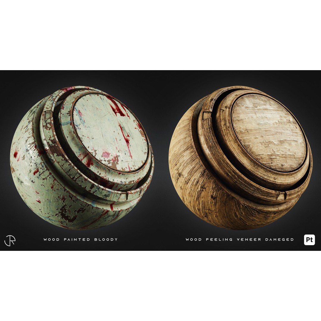 Post Apocalyptic Smart Materials 3D Model – Customizable Textures, PBR - View 8