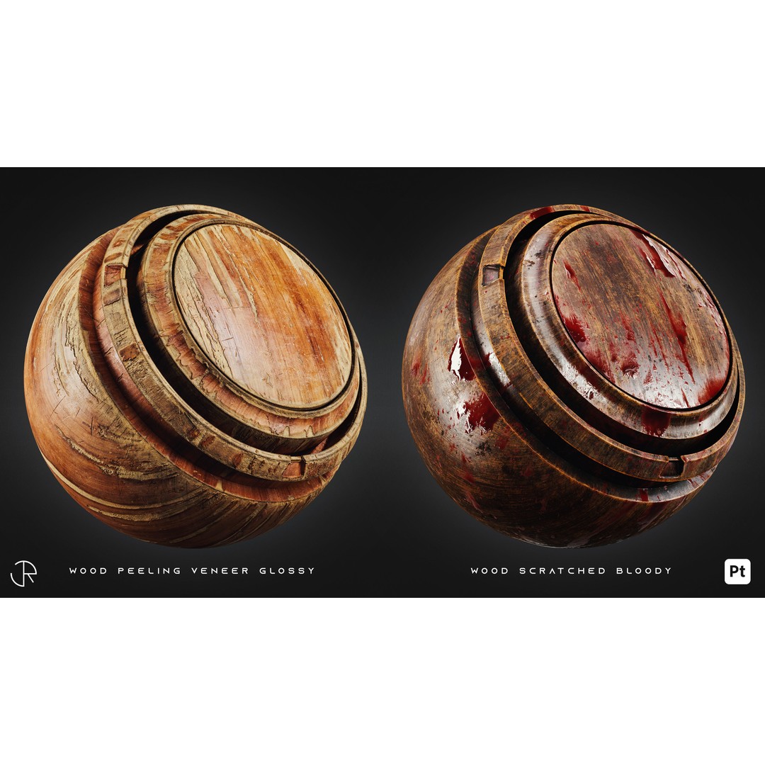 Post Apocalyptic Smart Materials 3D Model – Customizable Textures, PBR - View 9