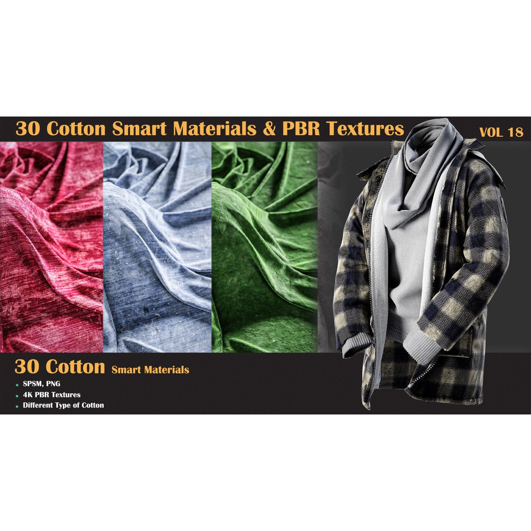 280 Smart Materials Bundle 3D Model – PBR Textures for Substance Painter - View 10