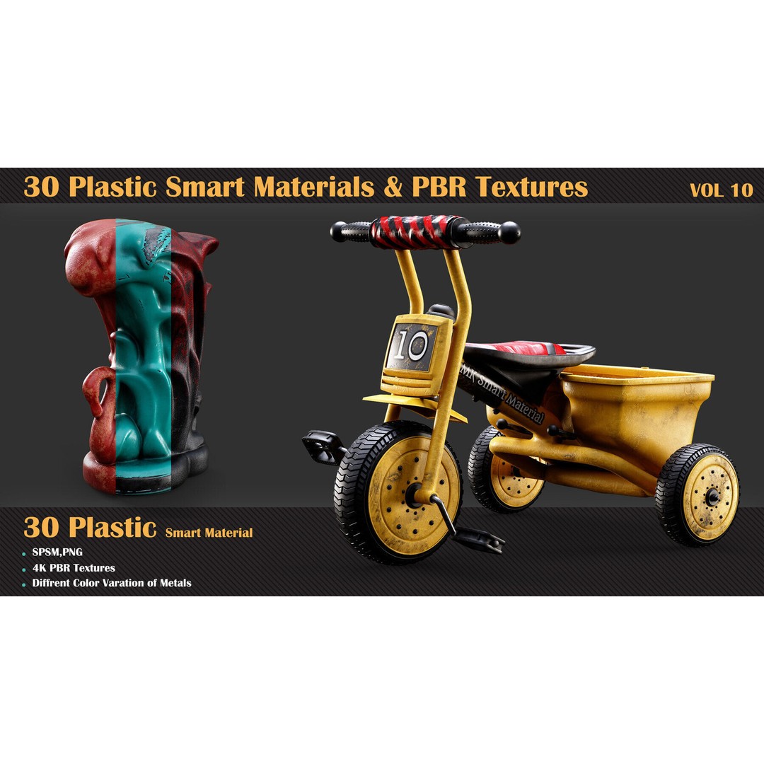 280 Smart Materials Bundle 3D Model – PBR Textures for Substance Painter - View 11