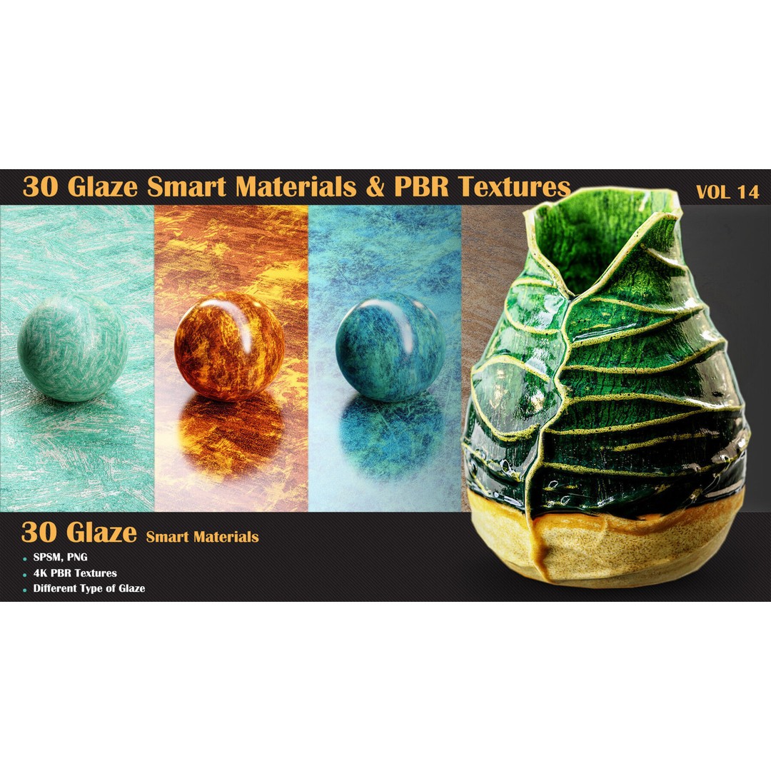 280 Smart Materials Bundle 3D Model – PBR Textures for Substance Painter - View 6