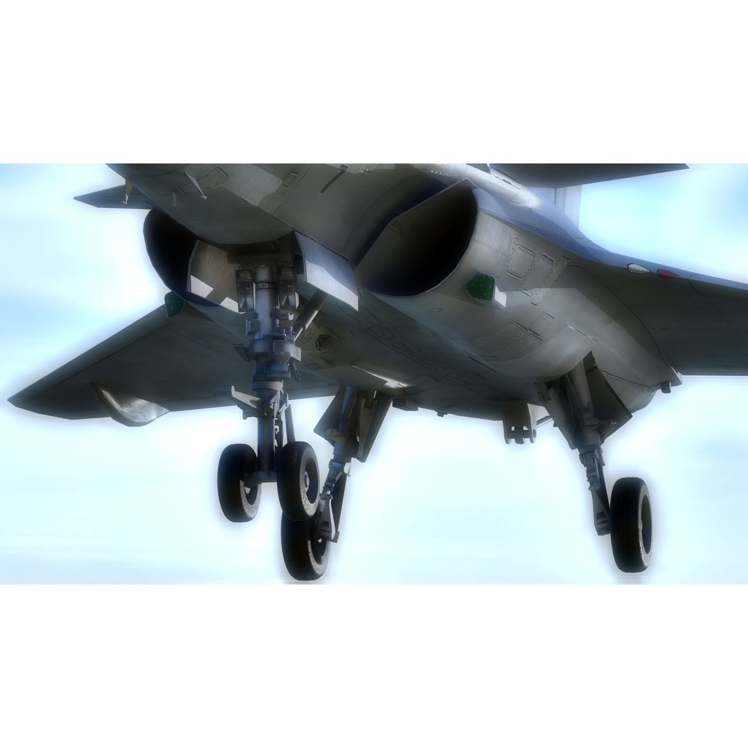 Dassault Rafale M 3D Model – Fully Rigged Low-Poly Aircraft, Blender - View 16