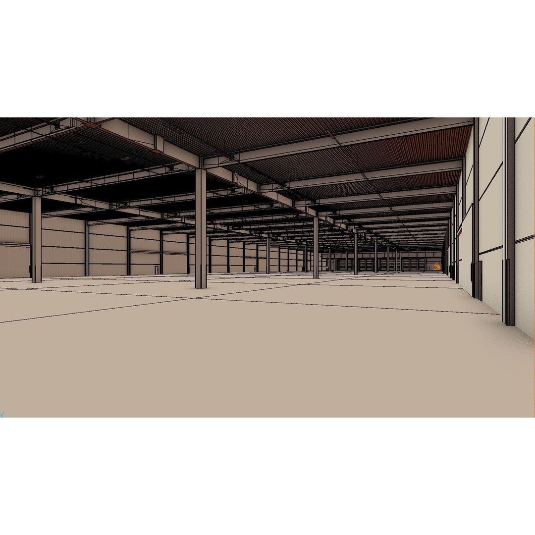 Warehouse Interior 3D Model – Low Poly Game Asset, FBX, OBJ, Blender - View 8