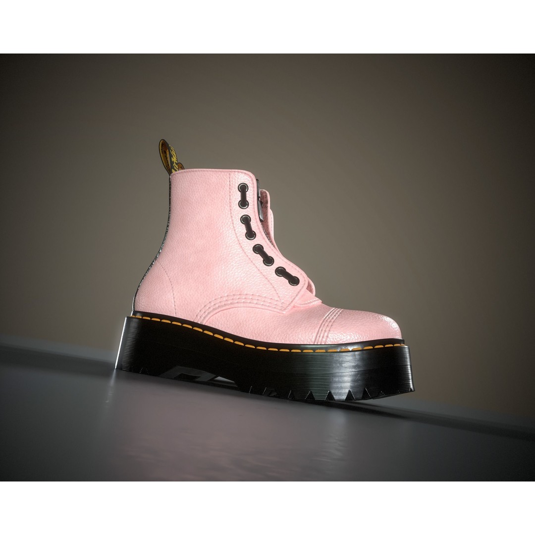 Dr. Martens Sinclair 3D Model – Low Poly Game Asset, FBX, PBR Textures - View 13