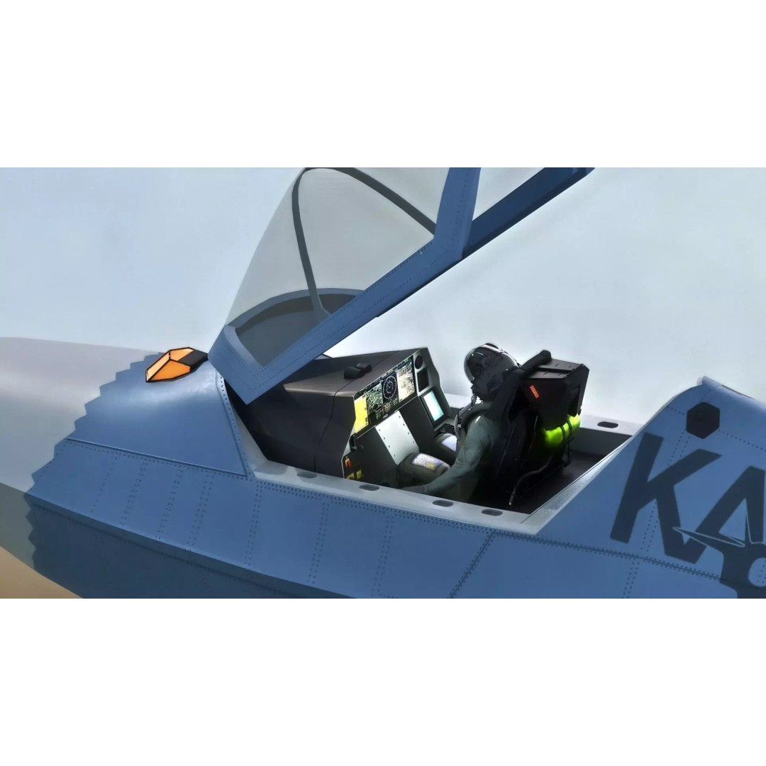 MMU Kaan P2 3D Model – Fully Rigged Low-Poly Aircraft, Blender - View 20