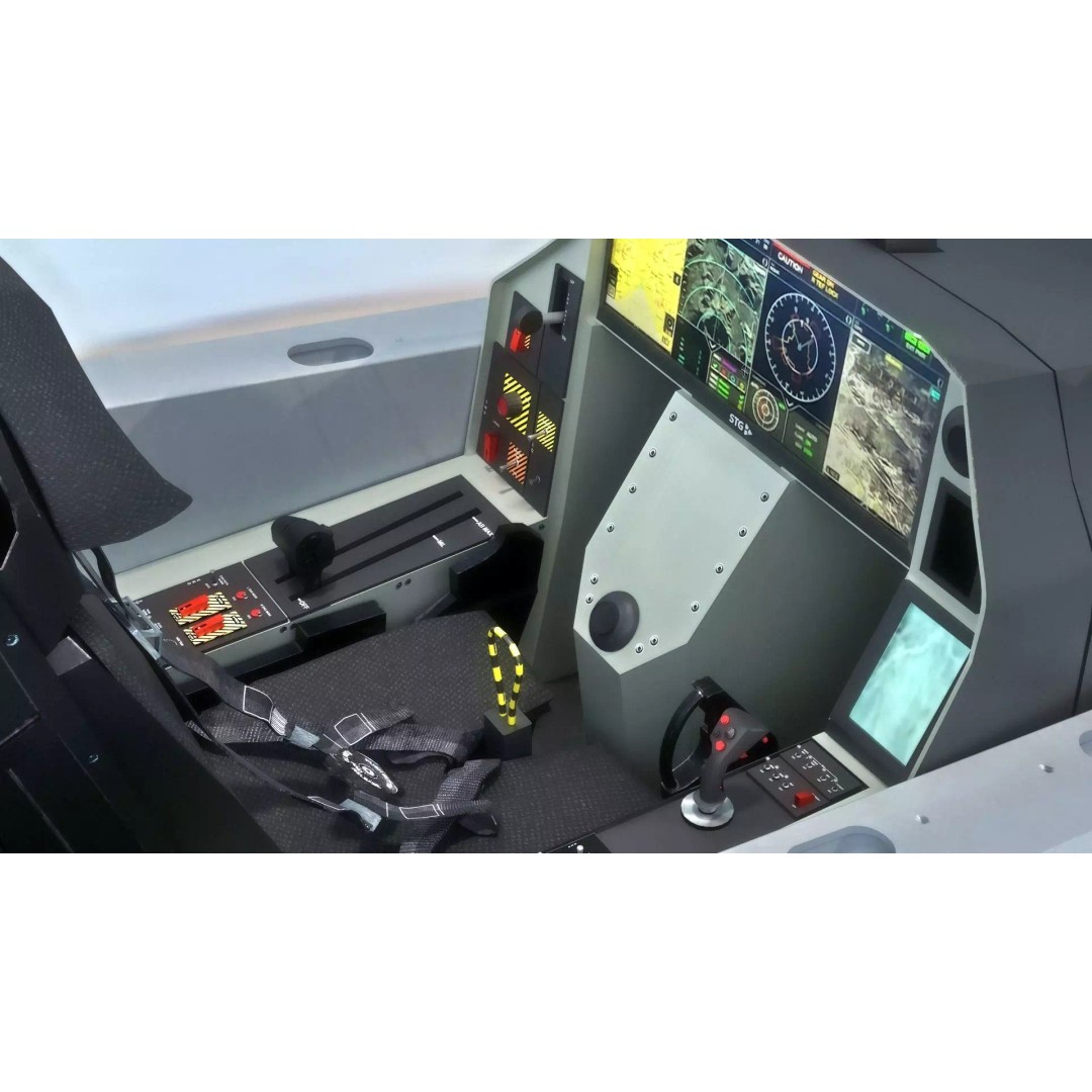 MMU Kaan P2 3D Model – Fully Rigged Low-Poly Aircraft, Blender - View 23