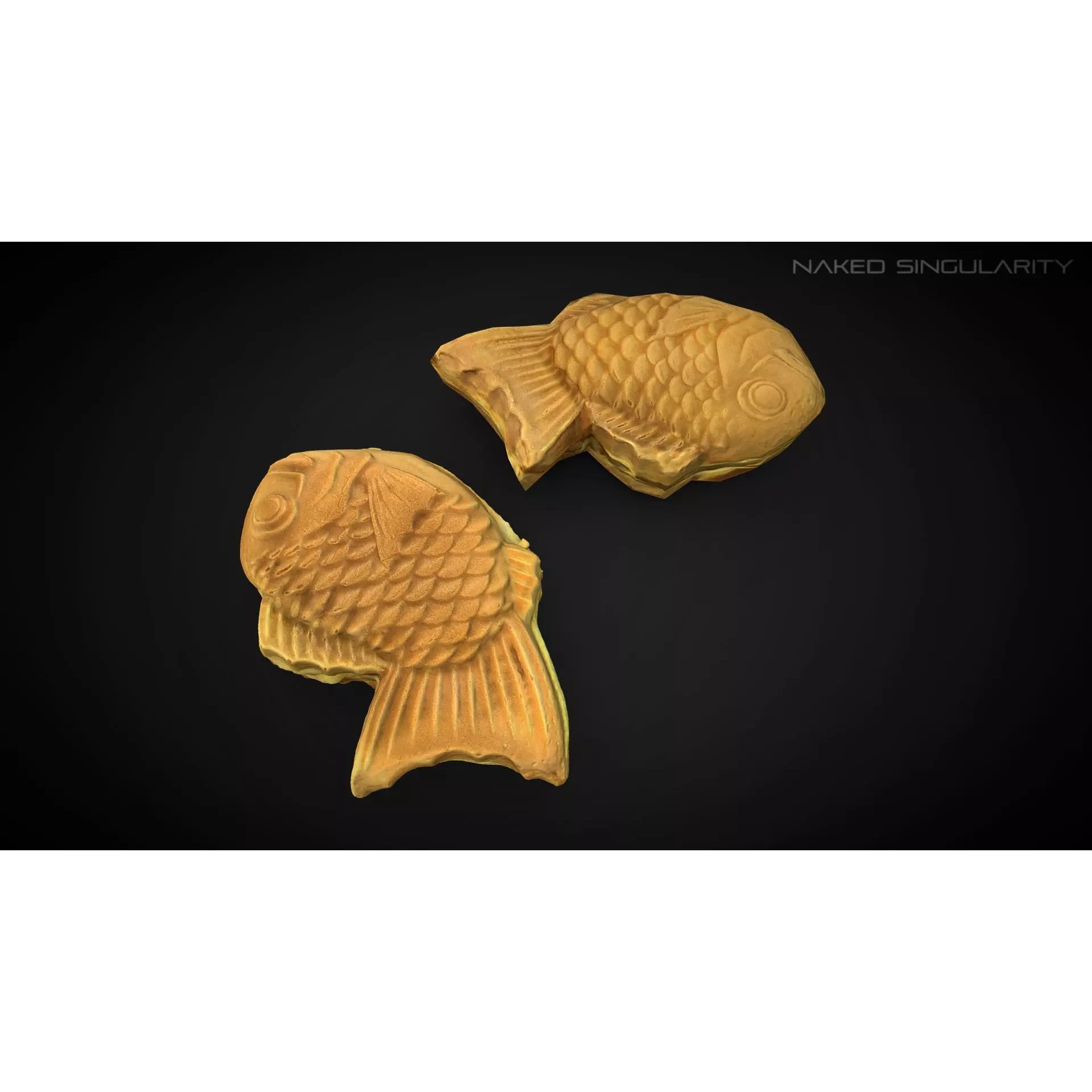 Fish Pie - Low-Poly Game-Ready 3D Model - View 2