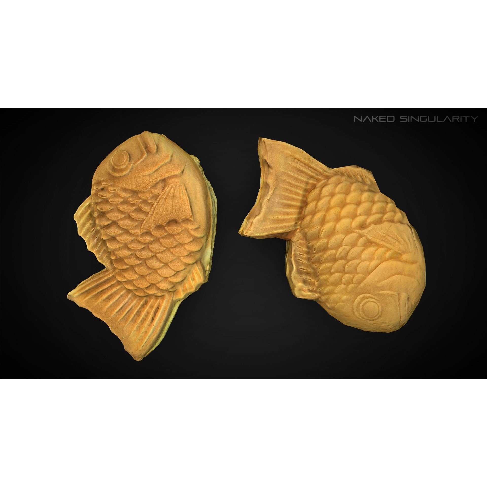 Fish Pie - Low-Poly Game-Ready 3D Model - View 4
