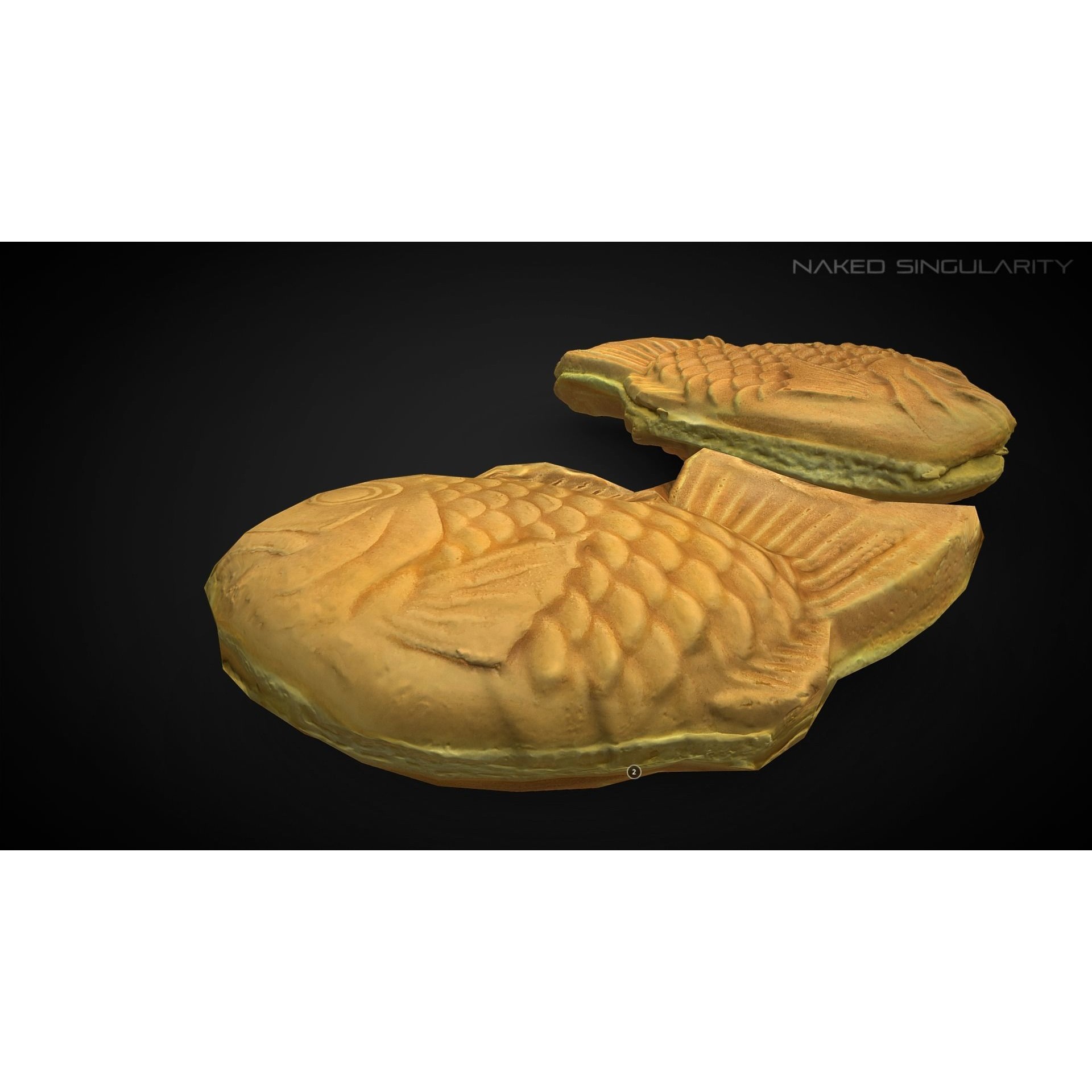 Fish Pie - Low-Poly Game-Ready 3D Model - View 5