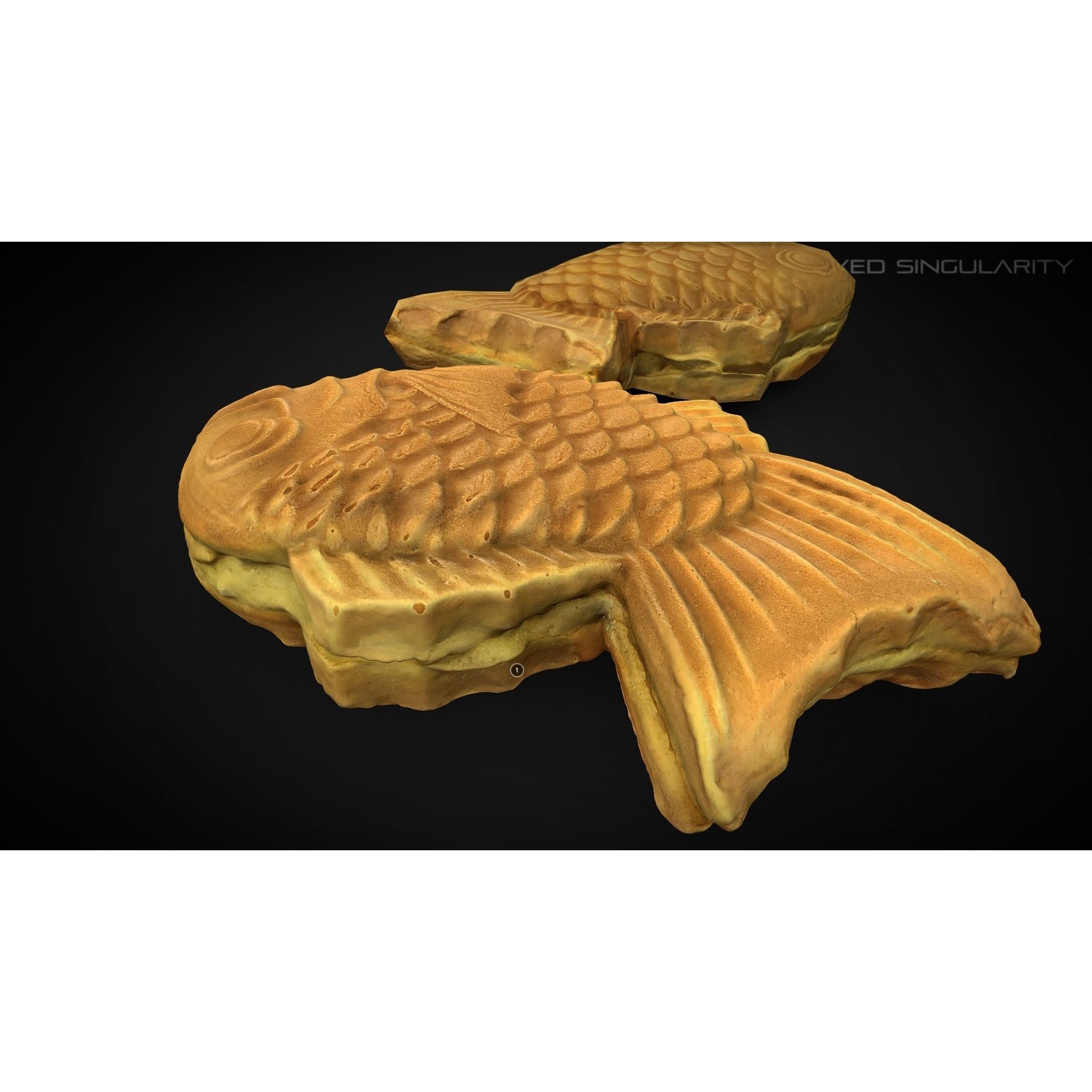 Fish Pie - Low-Poly Game-Ready 3D Model - View 6