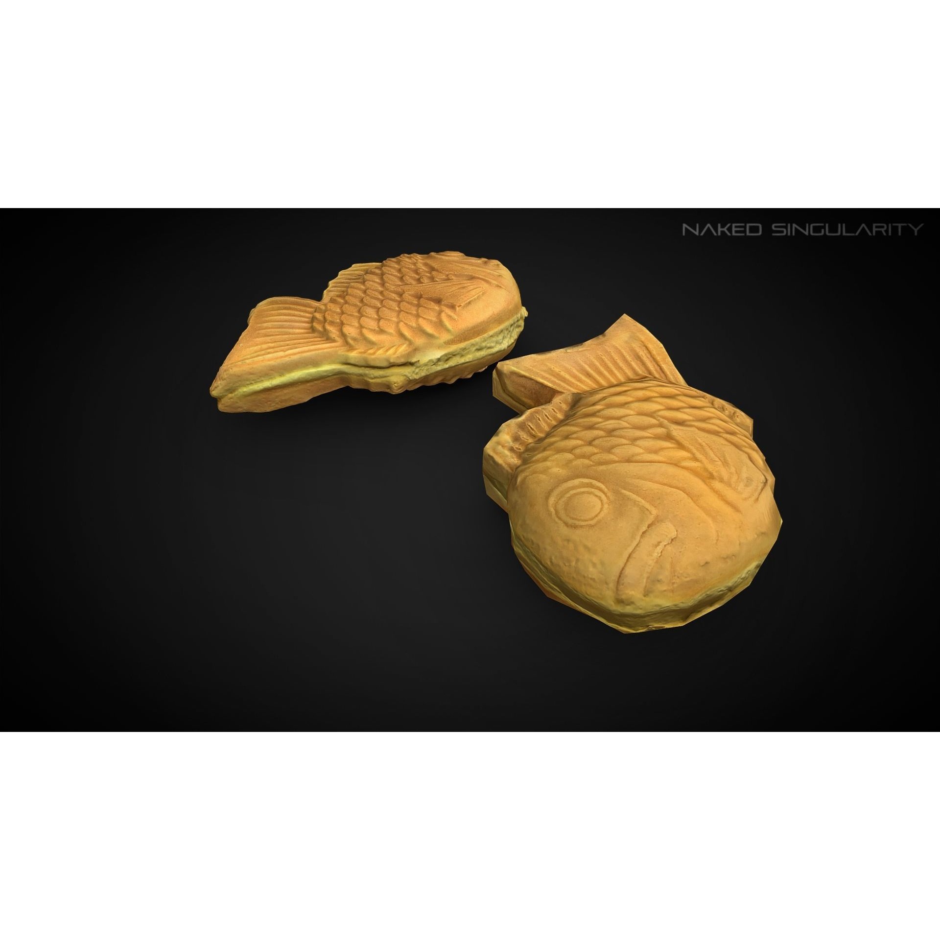 Fish Pie - Low-Poly Game-Ready 3D Model - View 9