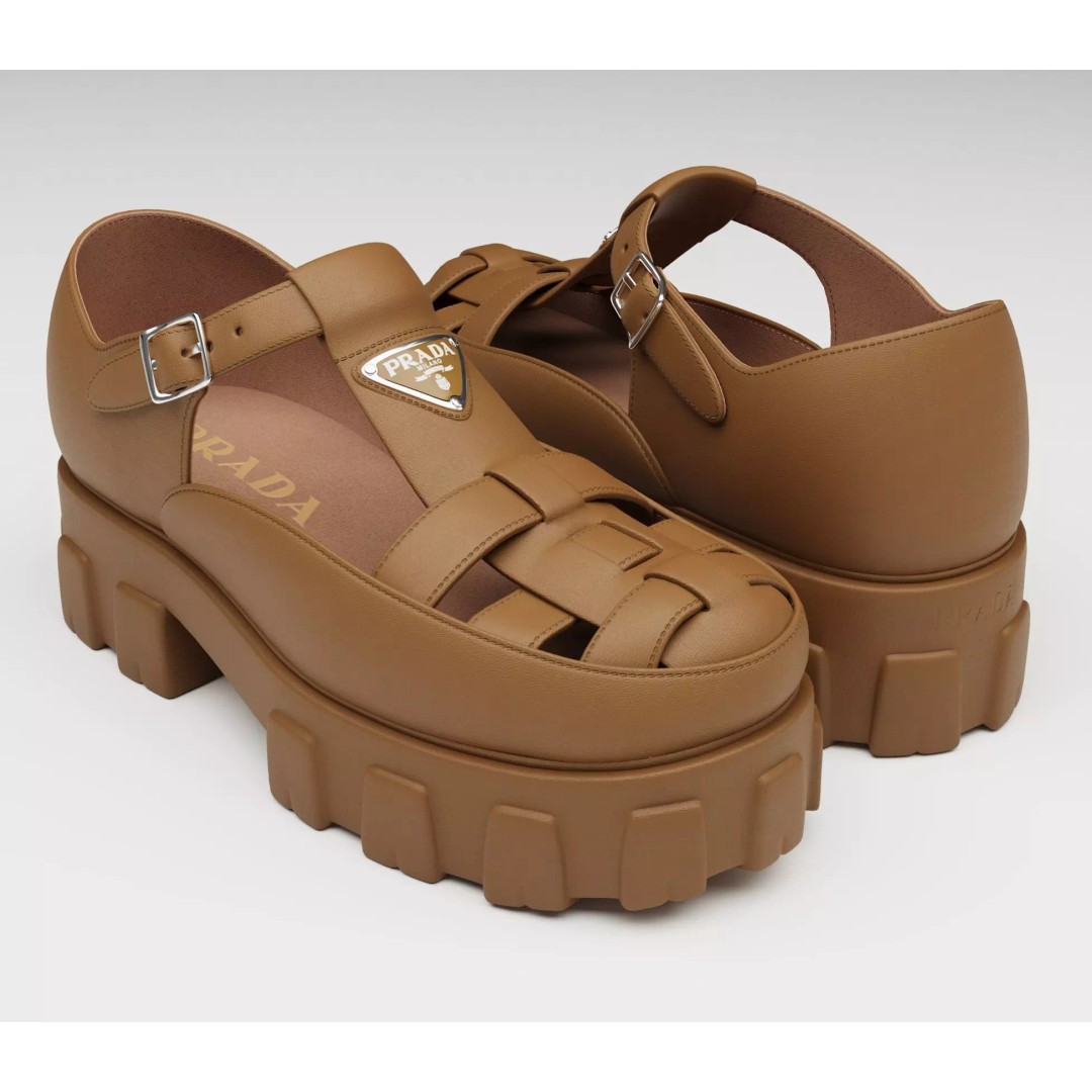 Chunky Sandals 3D Model – Low Poly Game Ready Footwear, FBX, OBJ - View 2