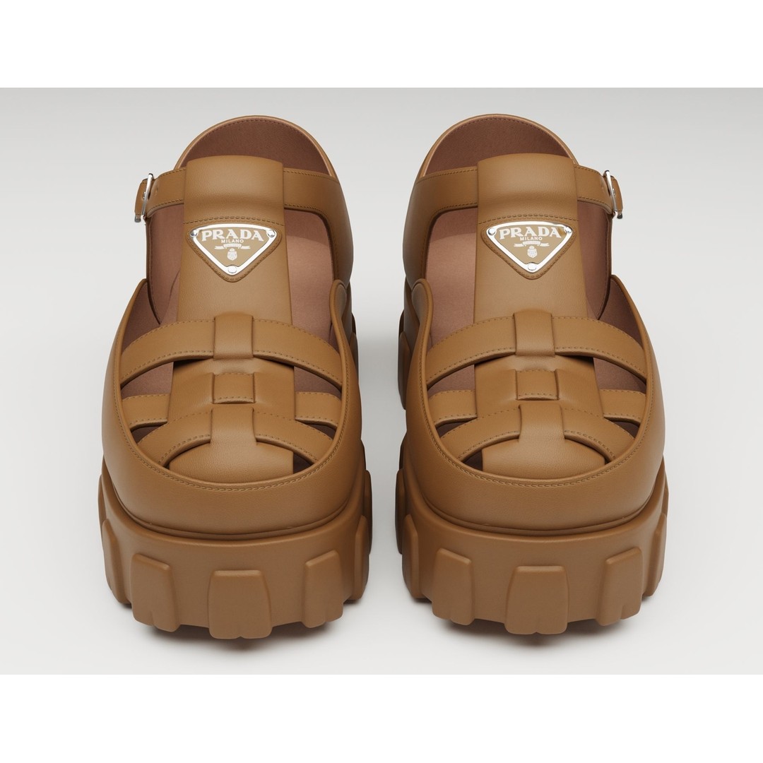 Chunky Sandals 3D Model – Low Poly Game Ready Footwear, FBX, OBJ - View 5