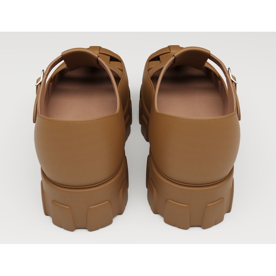 Chunky Sandals 3D Model – Low Poly Game Ready Footwear, FBX, OBJ - View 8