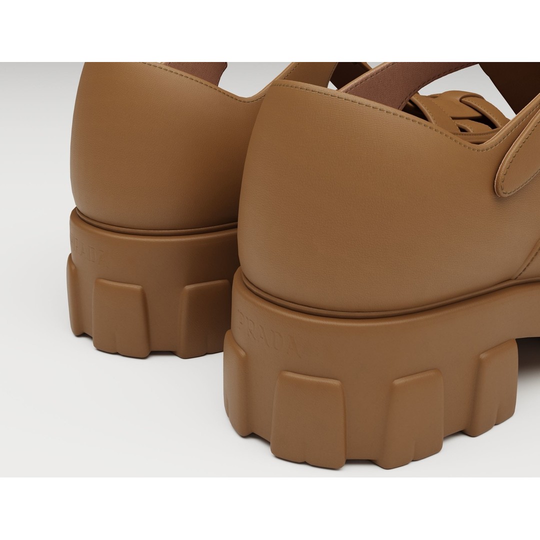 Chunky Sandals 3D Model – Low Poly Game Ready Footwear, FBX, OBJ - View 9