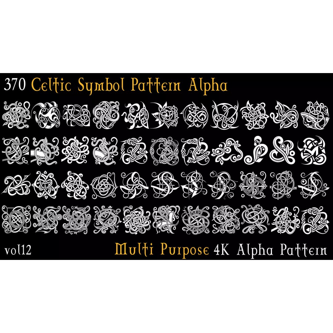 Ornamental Seamless 2D and 3D Alpha Pattern Texture – High-Quality PBR Assets