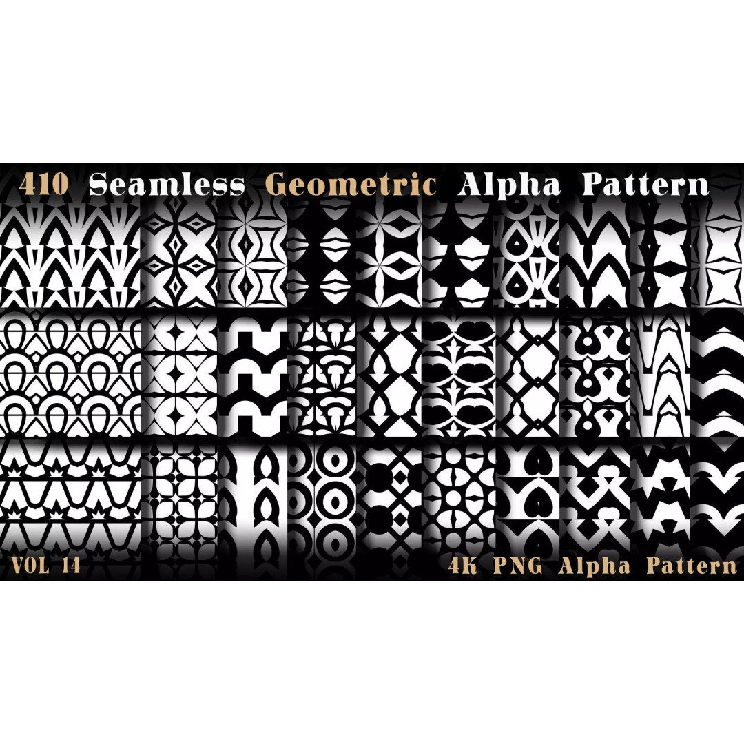Ornamental Seamless 2D and 3D Alpha Pattern Texture – High-Quality PBR Assets - View 20