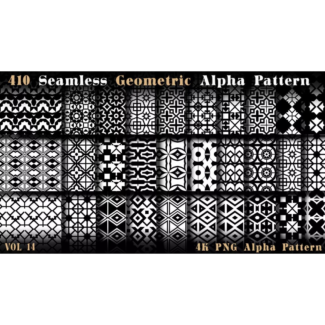 Ornamental Seamless 2D and 3D Alpha Pattern Texture – High-Quality PBR Assets - View 21