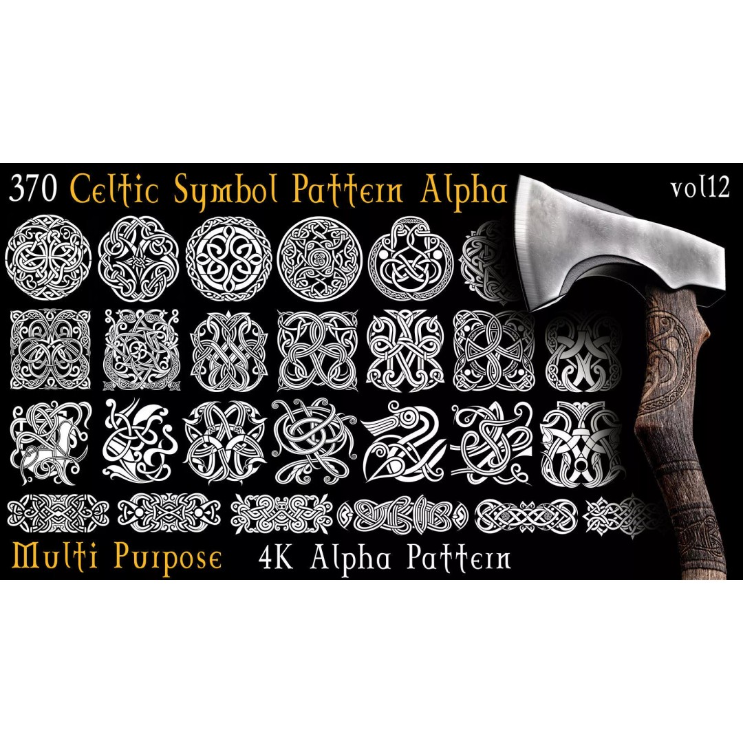 Ornamental Seamless 2D and 3D Alpha Pattern Texture – High-Quality PBR Assets - View 26
