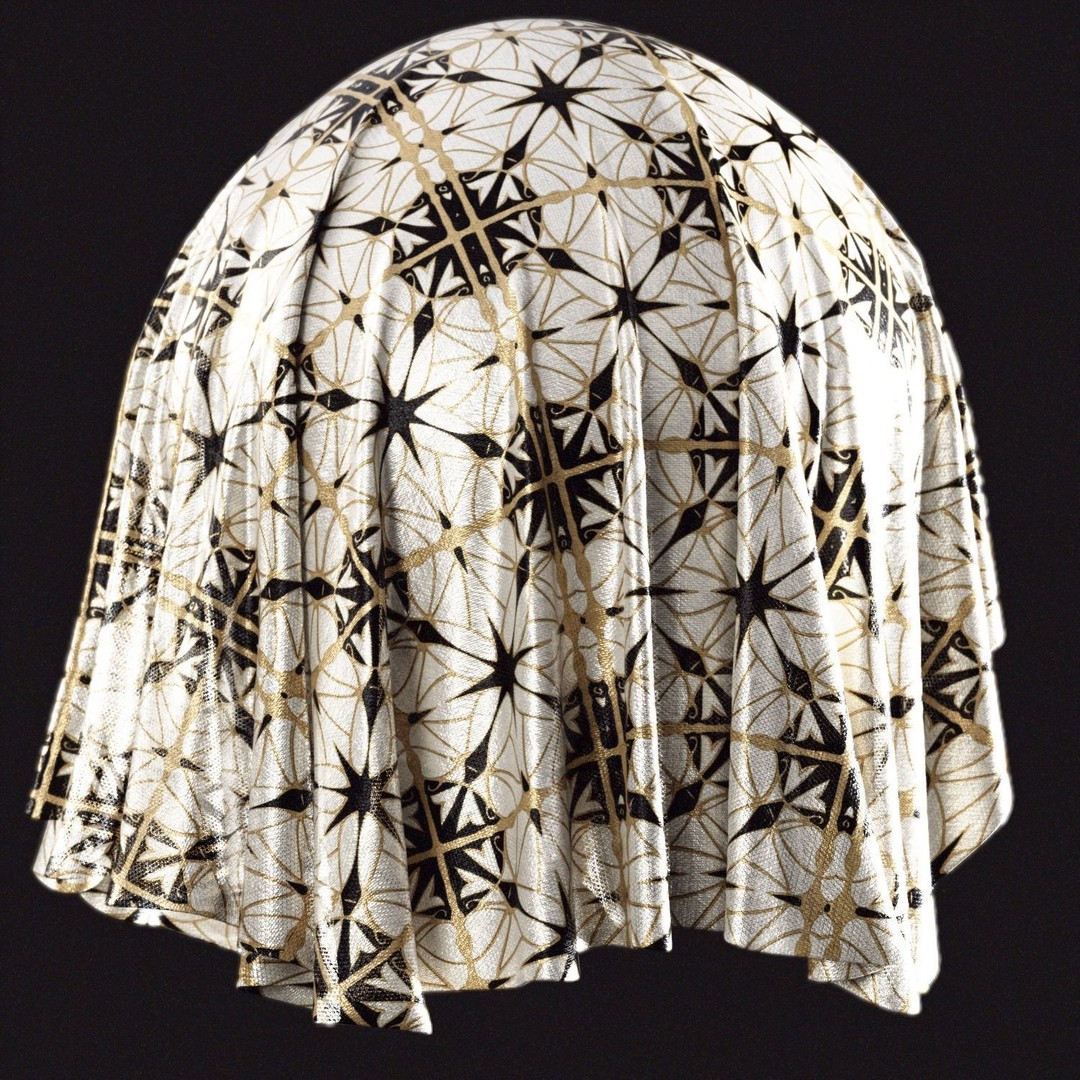 Ancient Fabric Material 3D Model – 60 Textures in .SBSAR Format - View 14