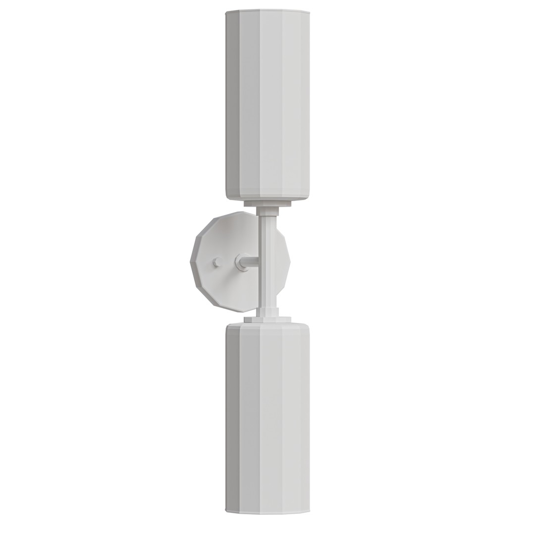Ayaka Steel Wall Sconce 3D Model – Low Poly PBR Lighting Asset, FBX - View 12