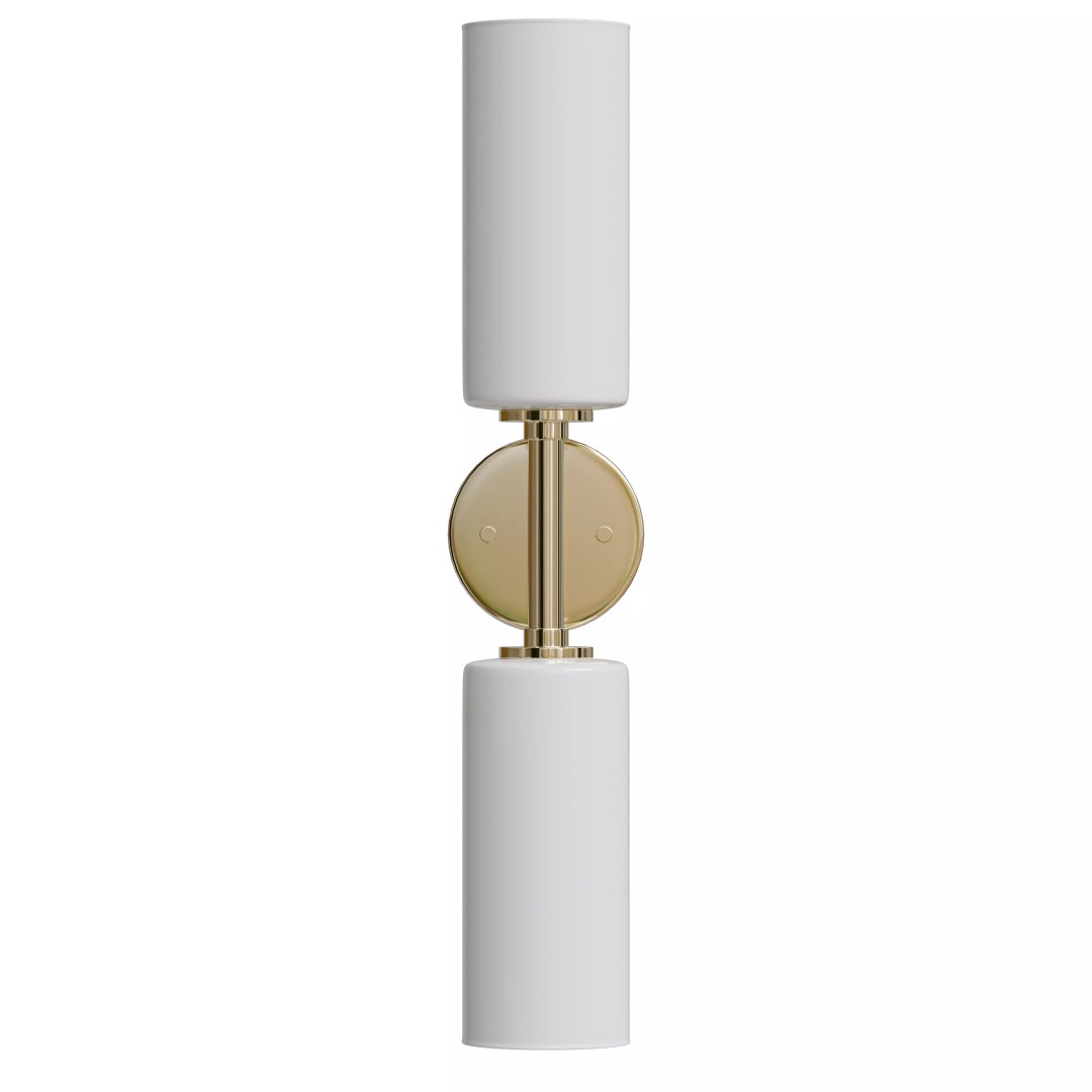 Ayaka Steel Wall Sconce 3D Model – Low Poly PBR Lighting Asset, FBX - View 2