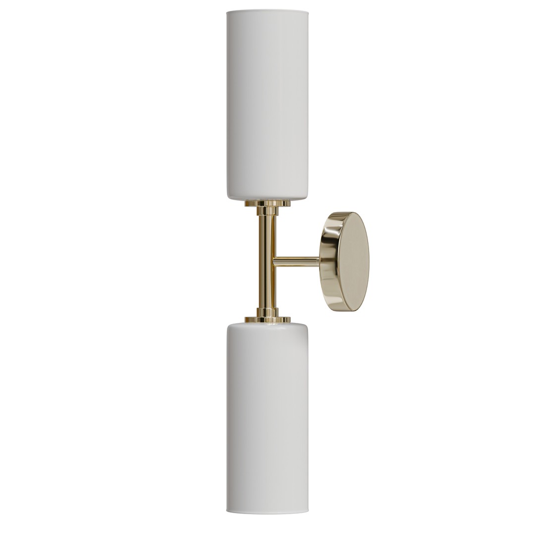 Ayaka Steel Wall Sconce 3D Model – Low Poly PBR Lighting Asset, FBX - View 7