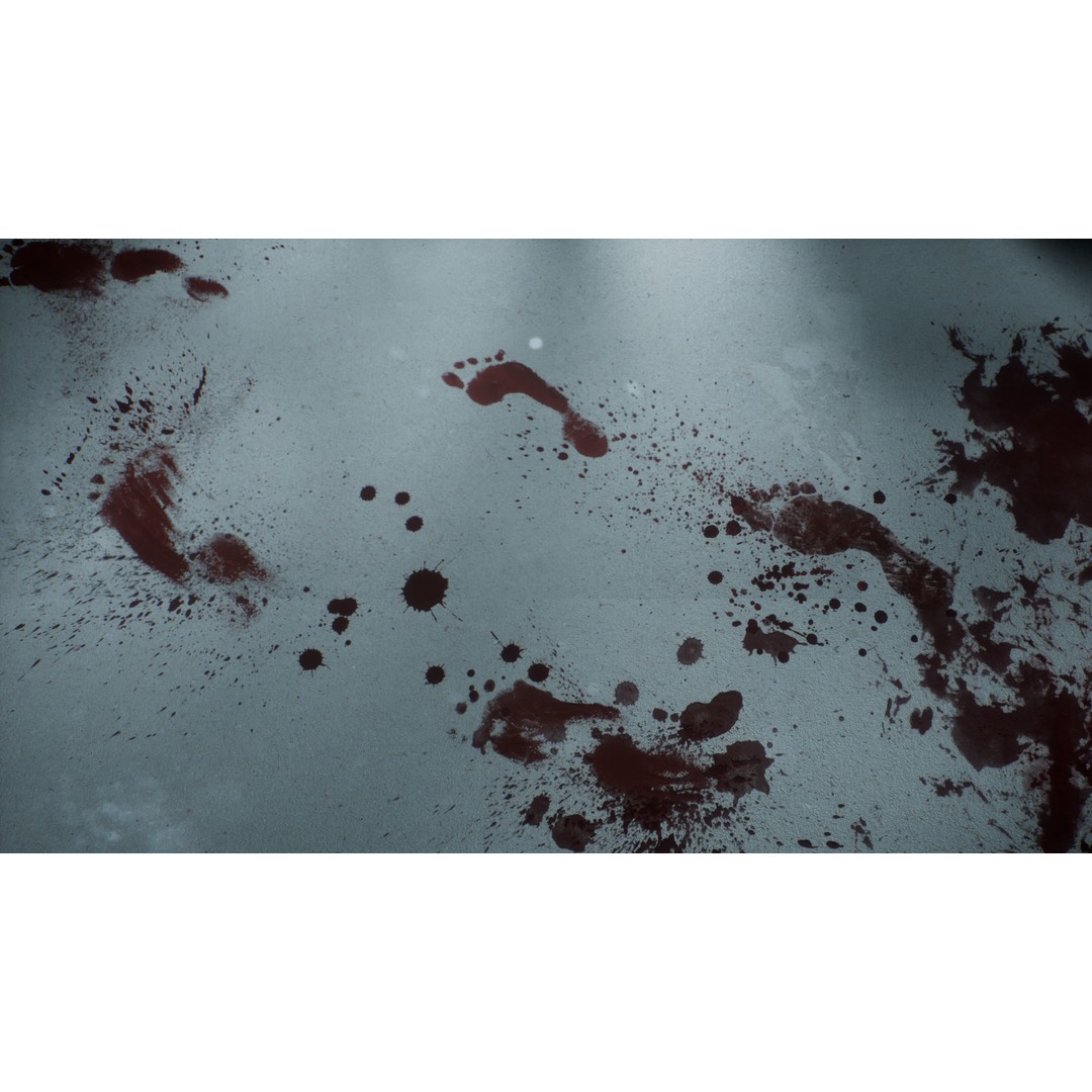 Blood Texture 3D Model – Horror Decal Collection, PNG Textures