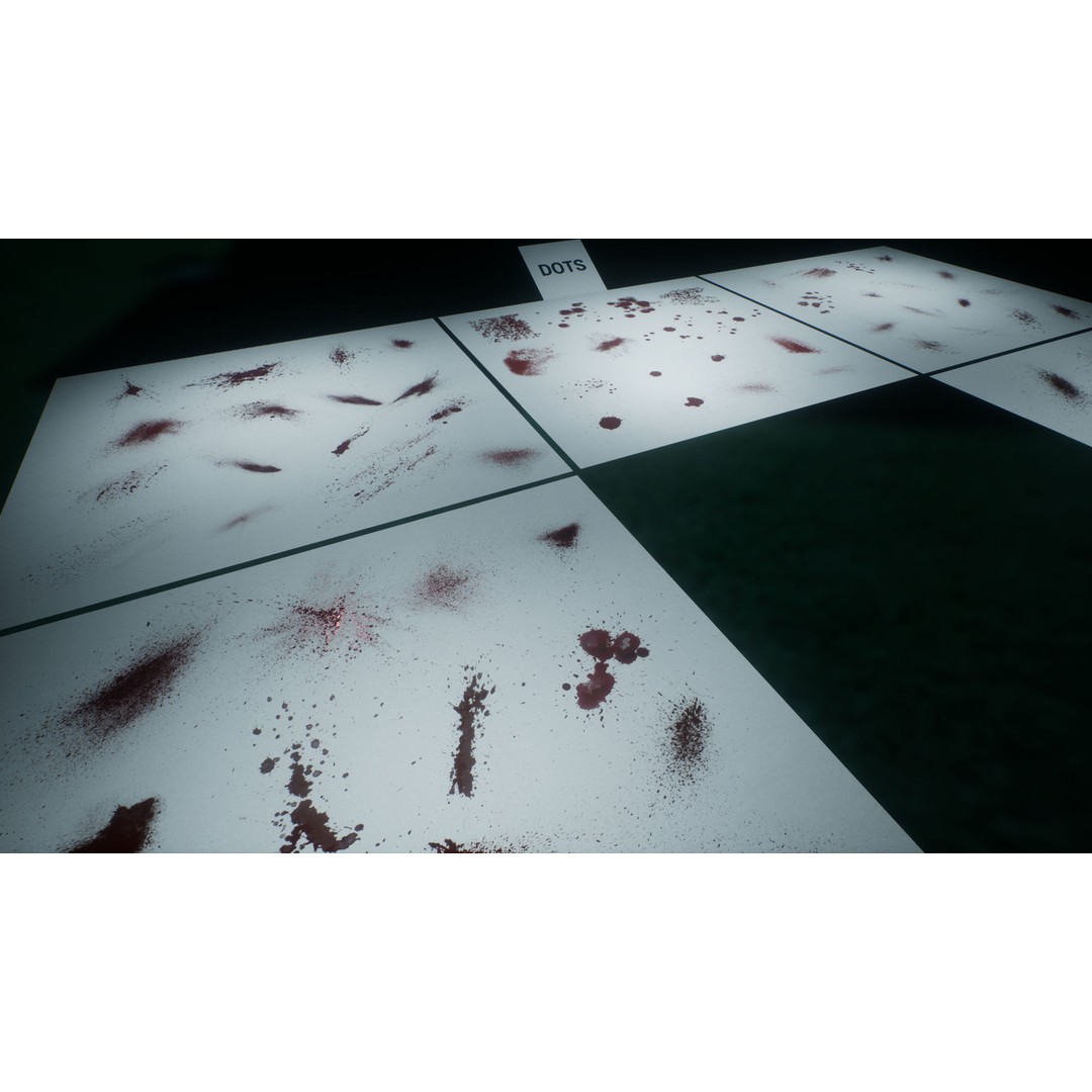 Blood Texture 3D Model – Horror Decal Collection, PNG Textures - View 15