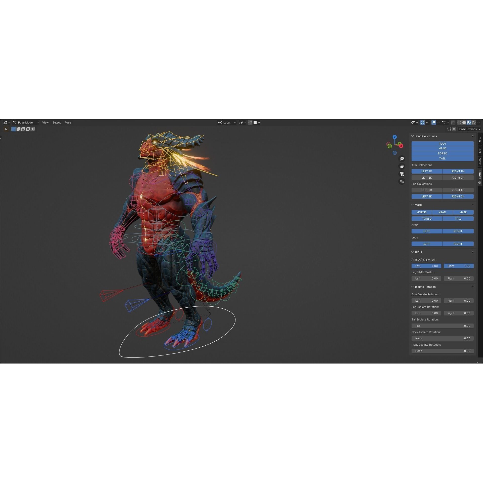 Karnax - Low-Poly Game-Ready 3D Model - View 11