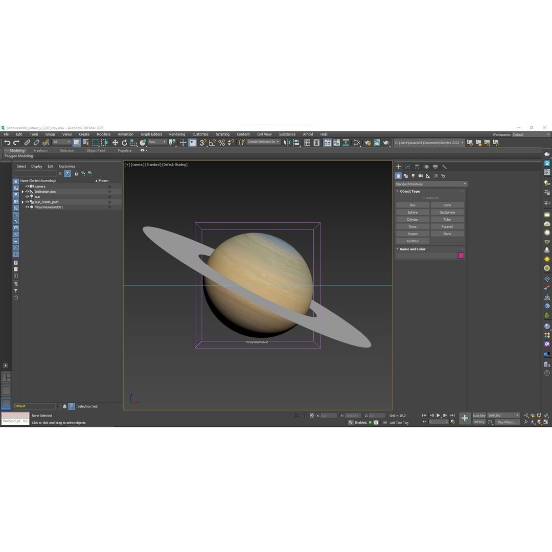 Saturn 3D Model – 16K Photorealistic Low Poly Asset for Unity & Unreal - View 54