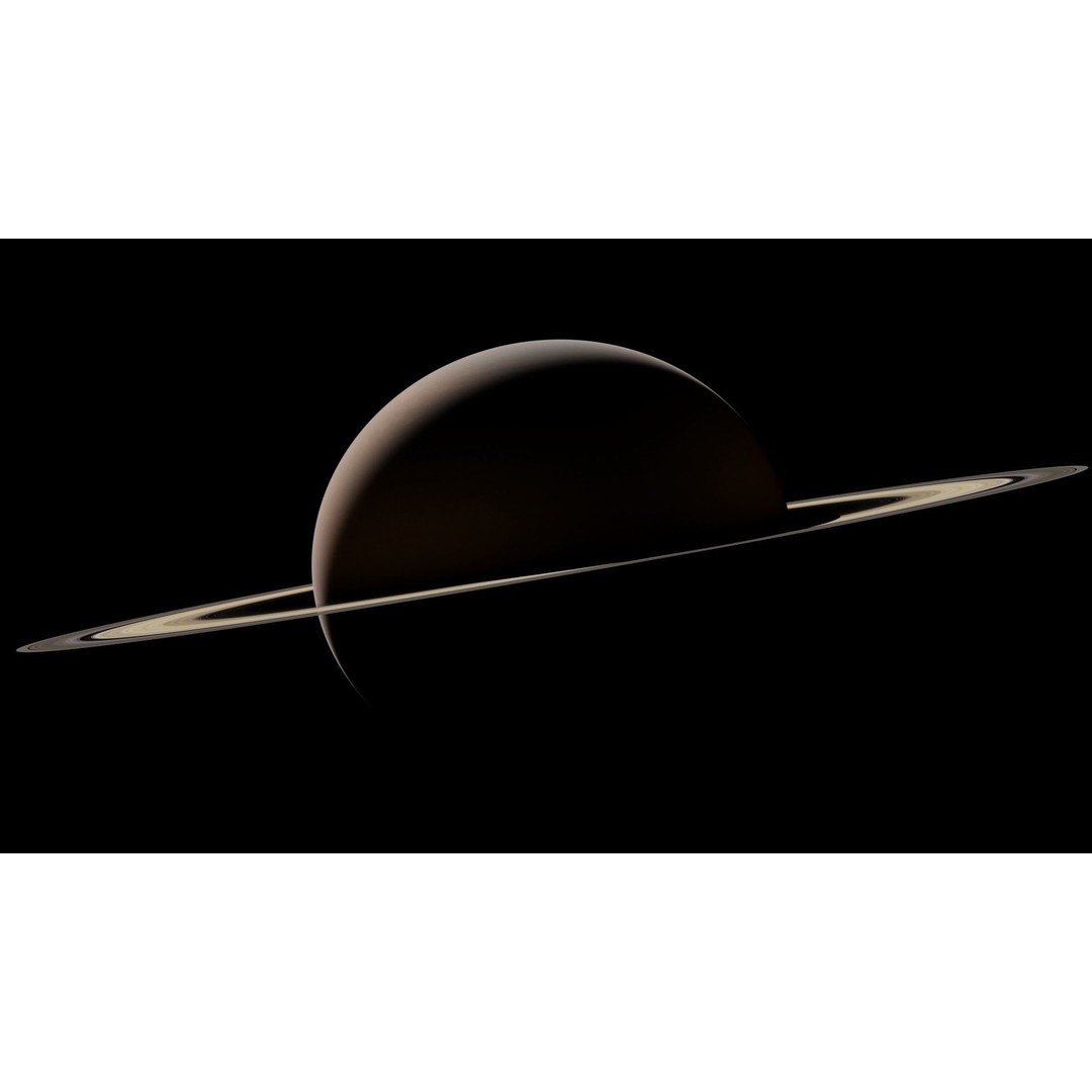 Saturn 3D Model – 16K Photorealistic Low Poly Asset for Unity & Unreal - View 9