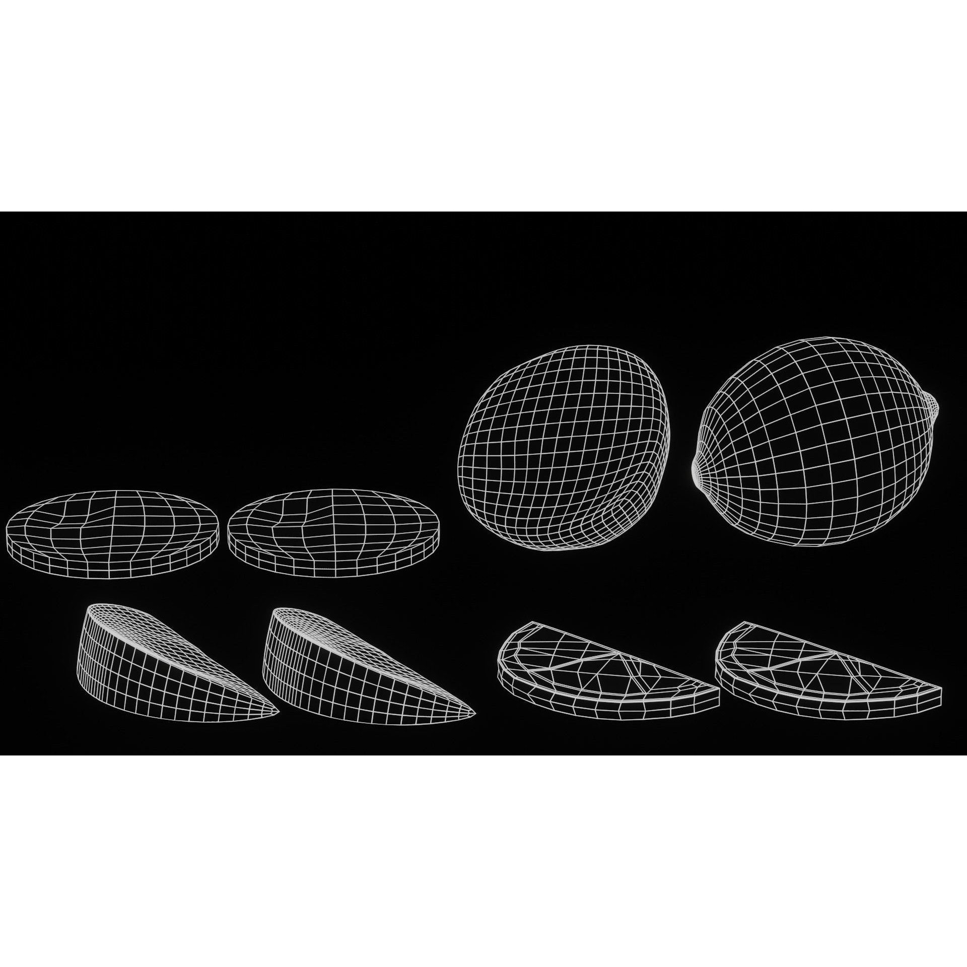 Mega Fruit Pack - Low-Poly Game-Ready 3D Model - View 11